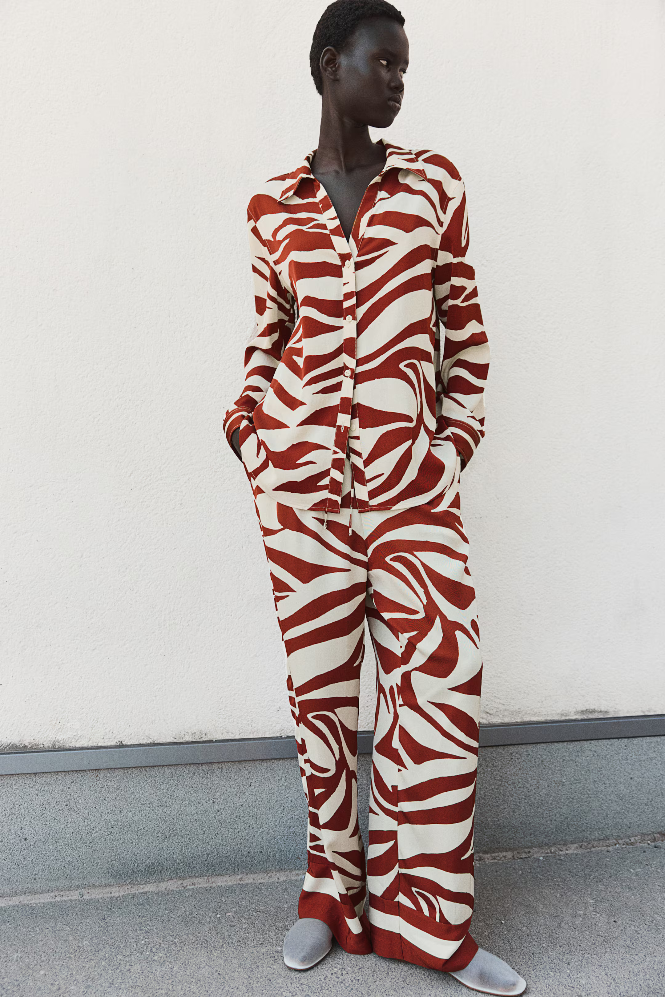 Wide-cut Pull-on Pants | H&M (US + CA)