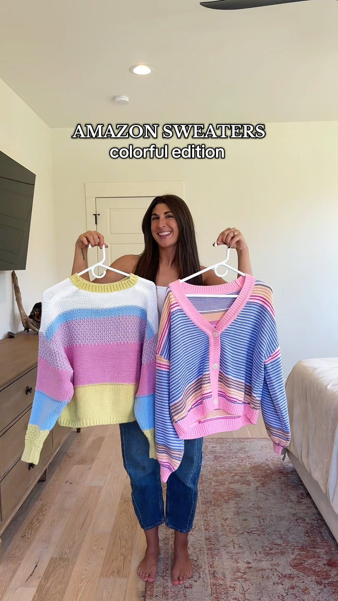 I’m obsessed with the colors on these sweaters!! 💕✨

#LTKStyleTip #LTKSeasonal #LTKFindsUnder50