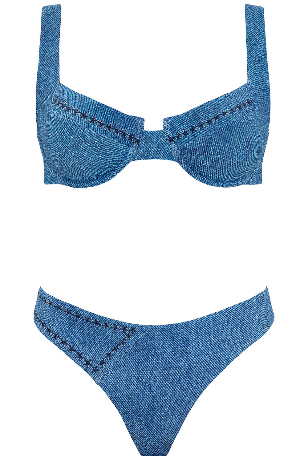 Laguna Bikini Jean Set | VETCHY LLC
