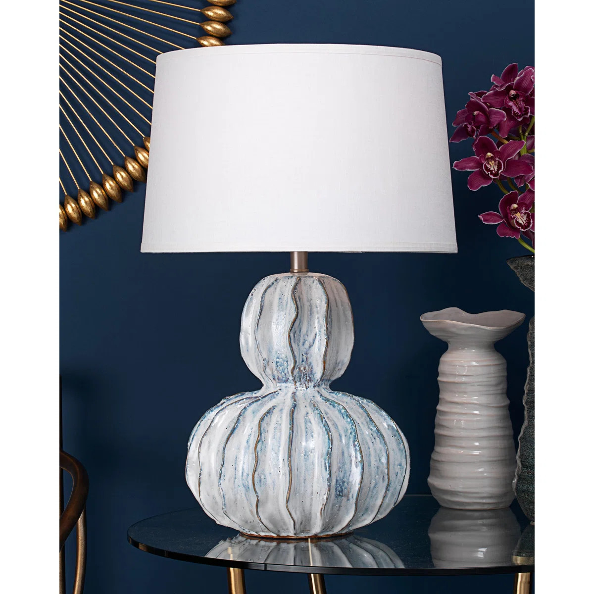 As if unearthed from the sea floor, this lamp exhibits textures and colors from a marine inspired... | Wayfair North America