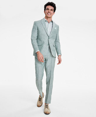 Bar III Men's Slim-Fit Linen Suit Separates, Created for Macy's - Macy's | Macy's