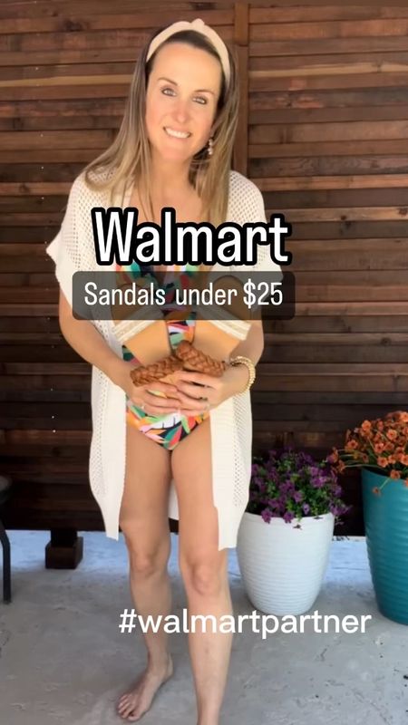 #walmartpartner I can’t get over how good @Walmart’s sandals are this Spring! Super affordable.. all under $25.. many only around $12! Which pair is your favorite? @walmartfashion #walmartfashion