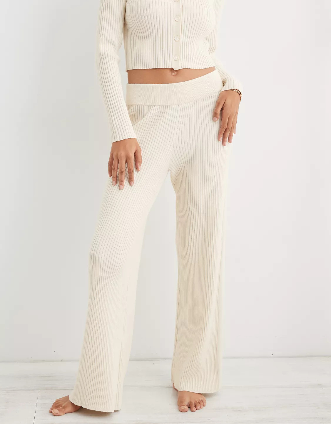 Aerie Gotta Jet! High Waisted Skater Pant | Aerie