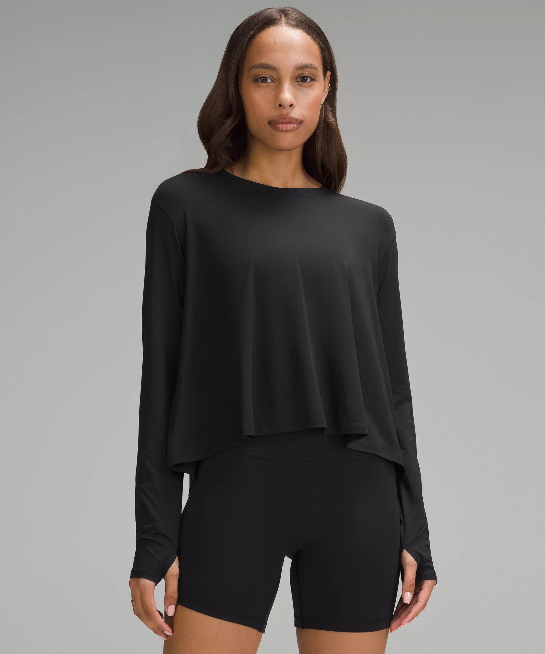 Modal Relaxed-Fit Lounge Long-Sleeve Shirt | Women's Long Sleeve Shirts | lululemon | Lululemon (US)