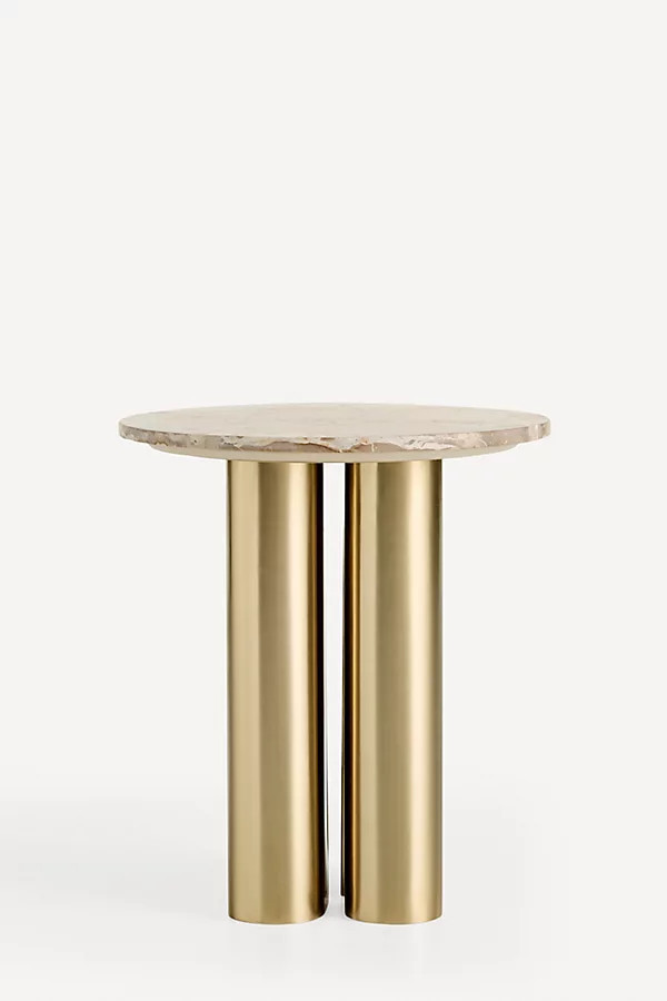 Clover Marble Side Table | Anthropologie (US)