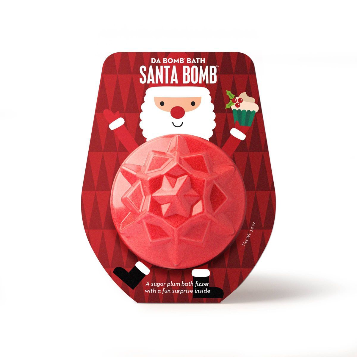 Da Bomb Bath Fizzers Santa Bath Bomb - 3.2oz | Target