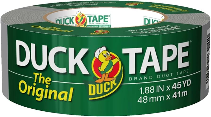 The Original Duck Tape Brand Duct Tape, 1-Pack 1.88 Inch x 45 Yard, Silver, B-450-12 (394468) | Amazon (US)