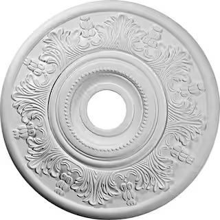 Ekena Millwork 20" x 3-1/2" ID x 1-1/2" Vienna Urethane Ceiling Medallion (Fits Canopies upto 6-1... | The Home Depot