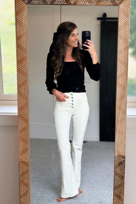 Here's a black and white outfit idea you can copy! I love it with my black hair bow!
#datenightoutfit #fallfashion #fashionfinds #monochromelook

#LTKSeasonal #LTKstyletip