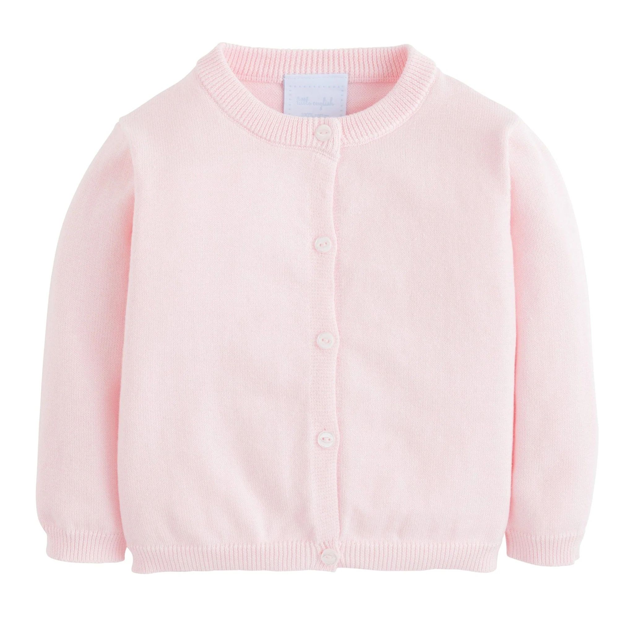 Baby Pink Cardigan - Essential Cardigan | Little English