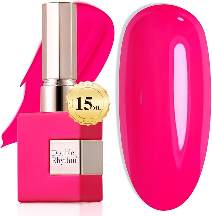 Double Rhythm 0.50 OZ Translucent Gel Polish Same Color Same Bottle Sheer Pastel Neutral Natural ... | Amazon (US)