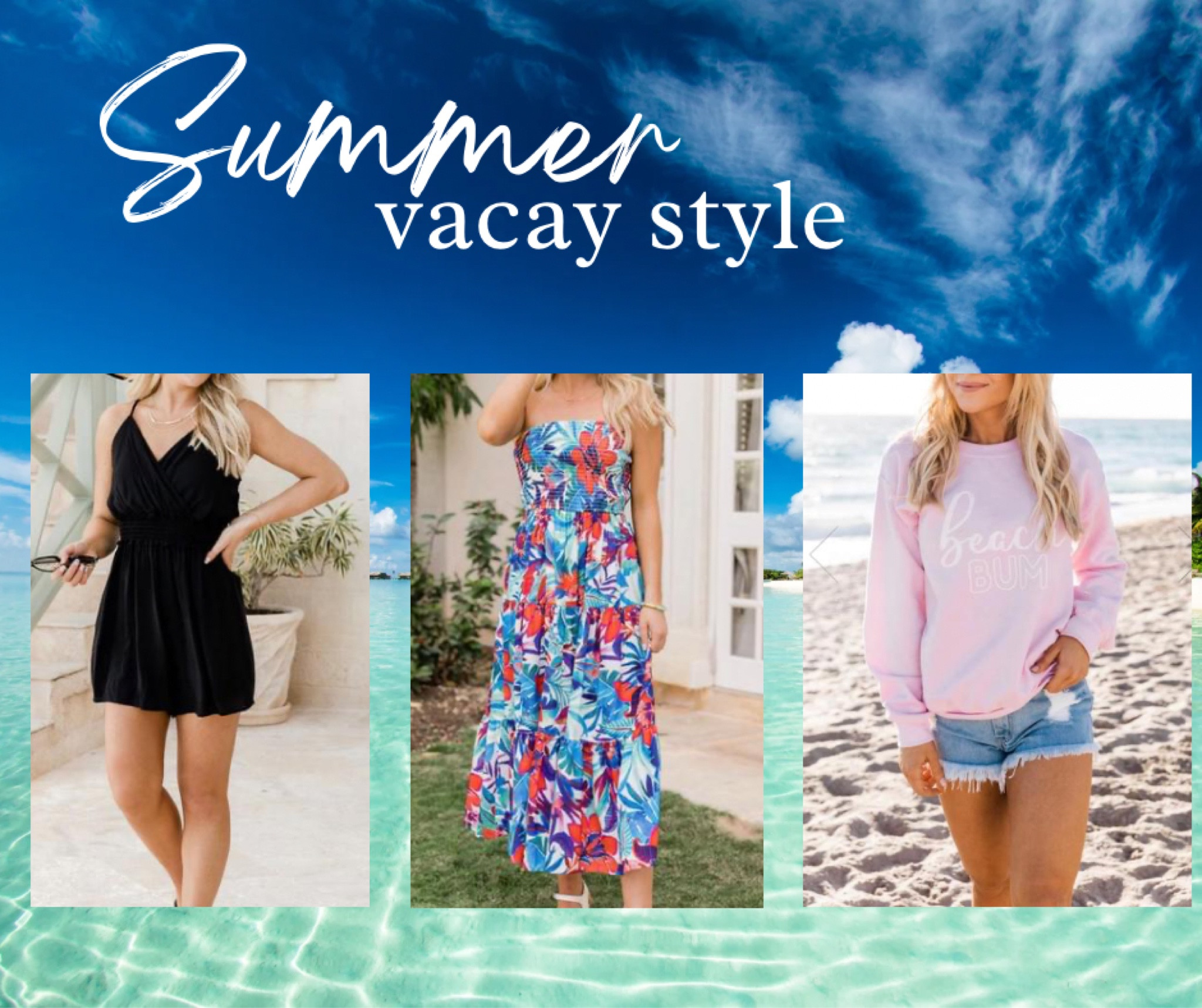 Cute summer vacay must haves! Comfy, fun, and stylish. 

#LTKstyletip #LTKunder100 #LTKFind