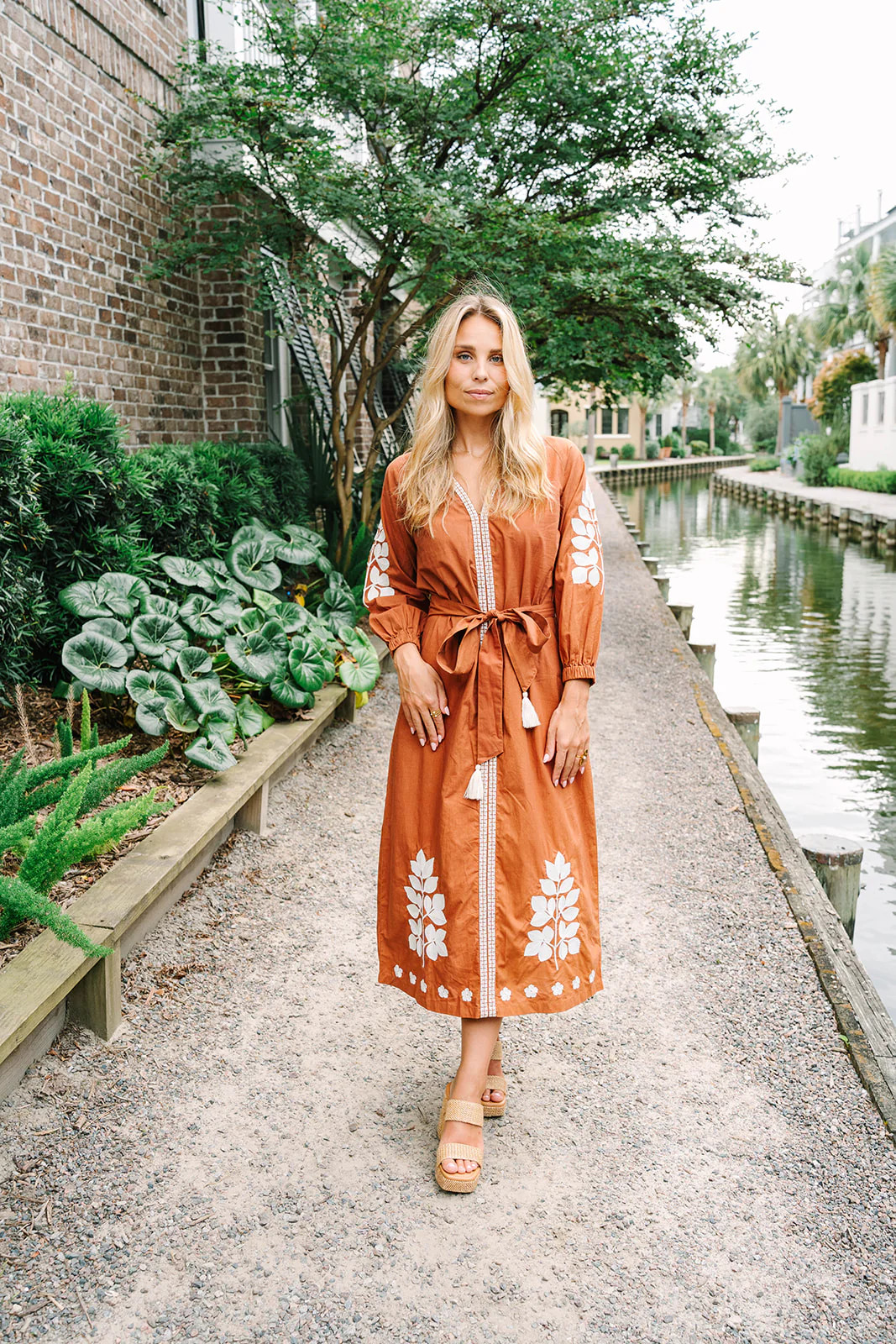 Calliope Maxi | Terracotta | Victoria Dunn LLC