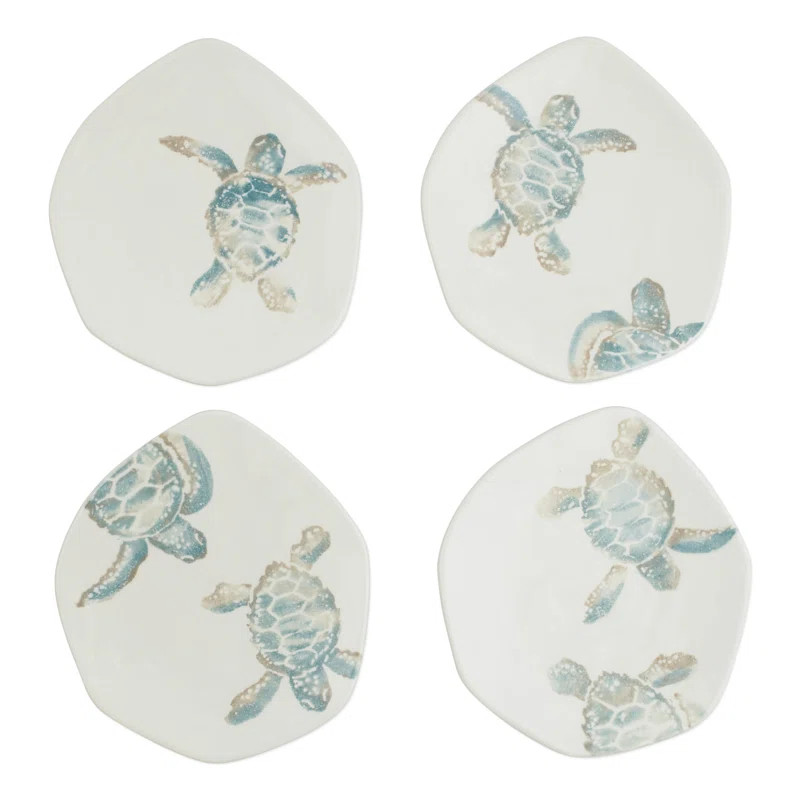 Tartaruga Assorted Salad Plates (Set of 4) | Wayfair North America