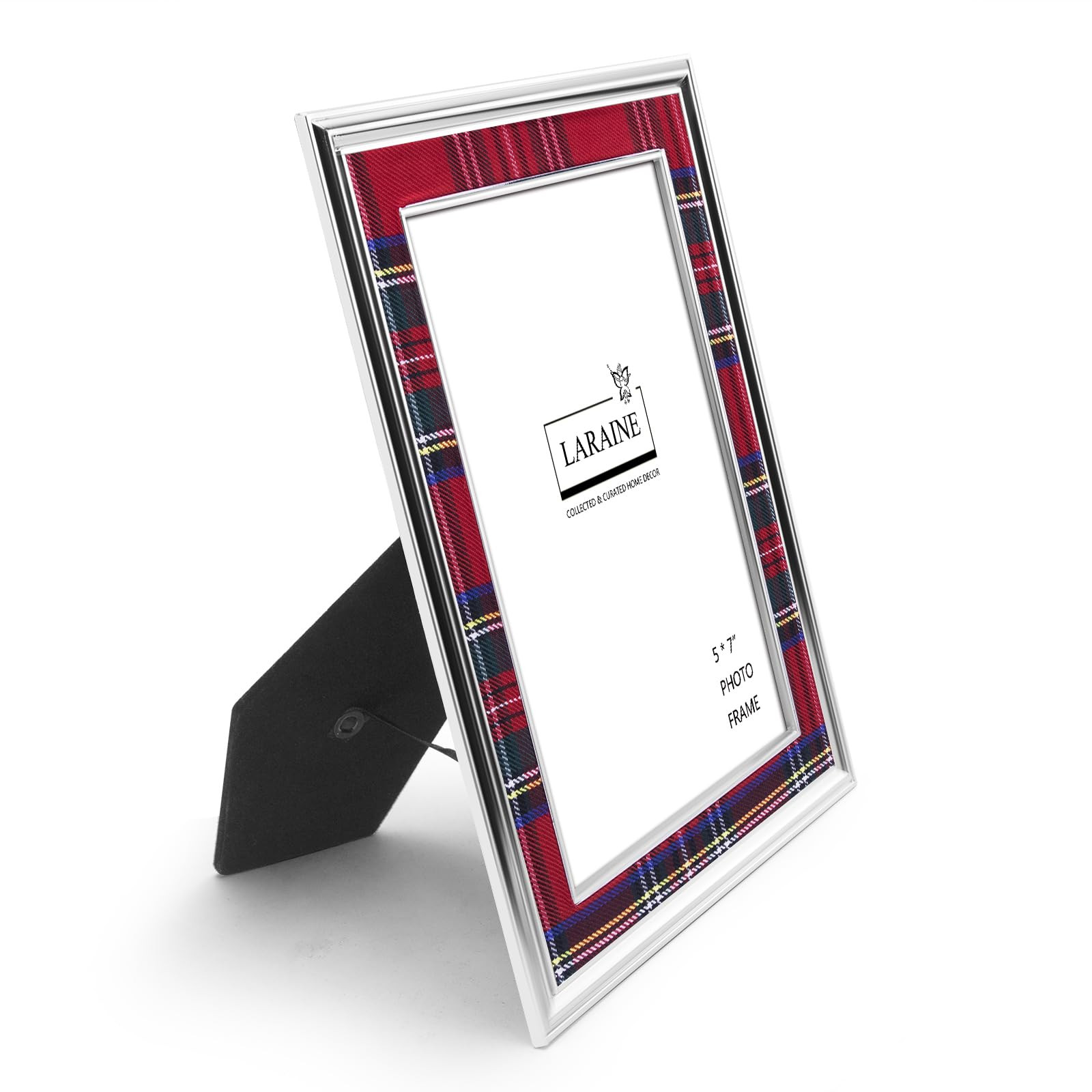 LARAINE Picture Photo Frame 3-color Plaid Metal High Definition Display Pictures for Tabletop Hom... | Amazon (US)