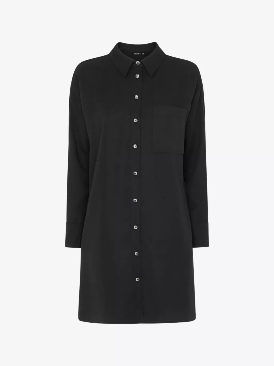 Helena button-through woven mini dress | Selfridges