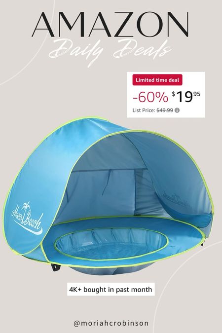 Amazon daily deal — the best baby tent for the beach!!🌊☀️

Amazon deal, Amazon sale, beach, baby, toddler, kid

#LTKfindsunder50 #LTKsalealert #LTKbaby