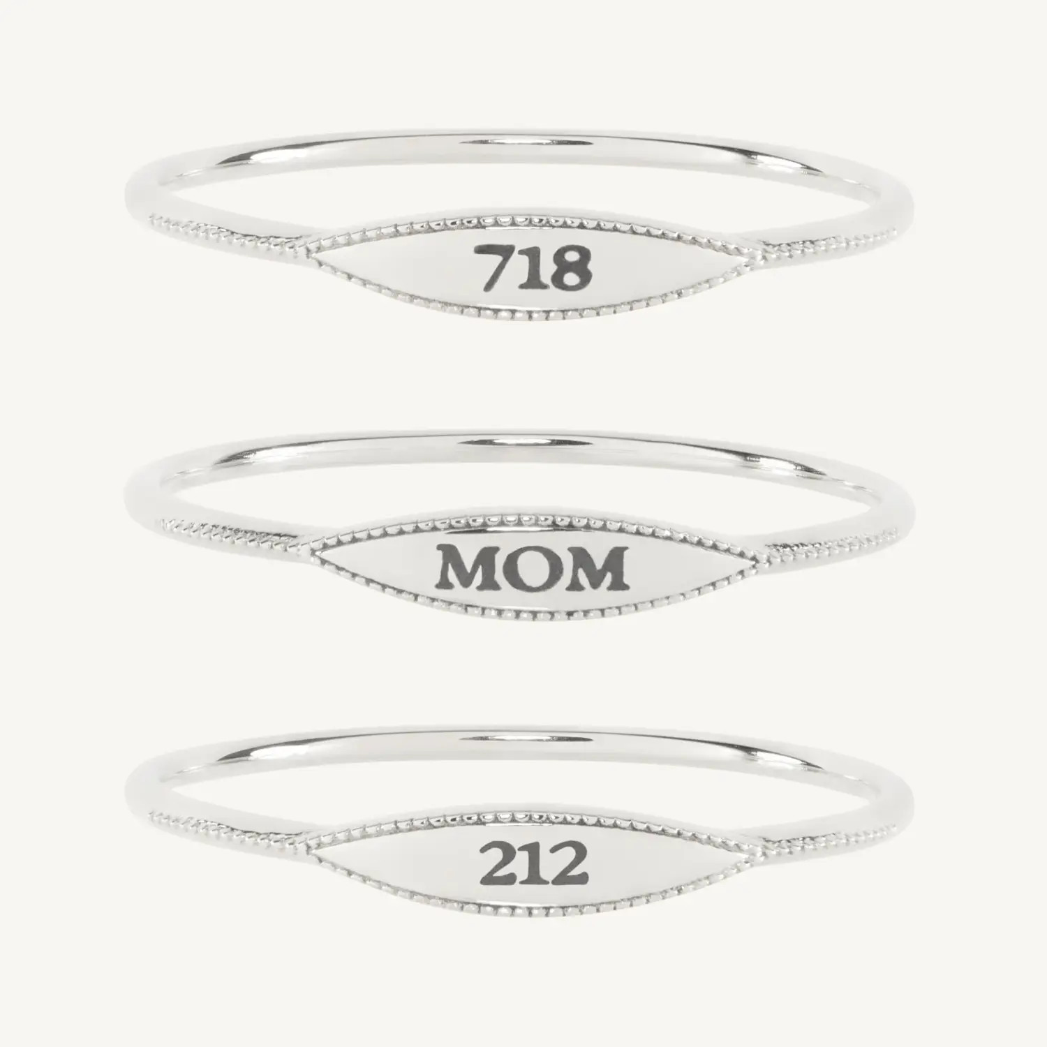 City Moon Silver Signet Ring | Catbird