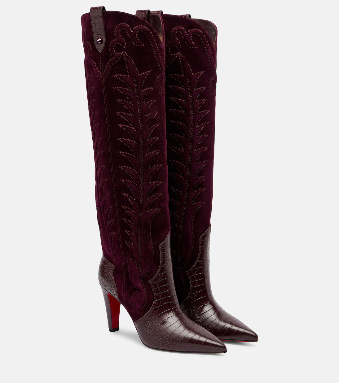 Santia Botta 85 suede knee-high boots | Mytheresa (US/CA)