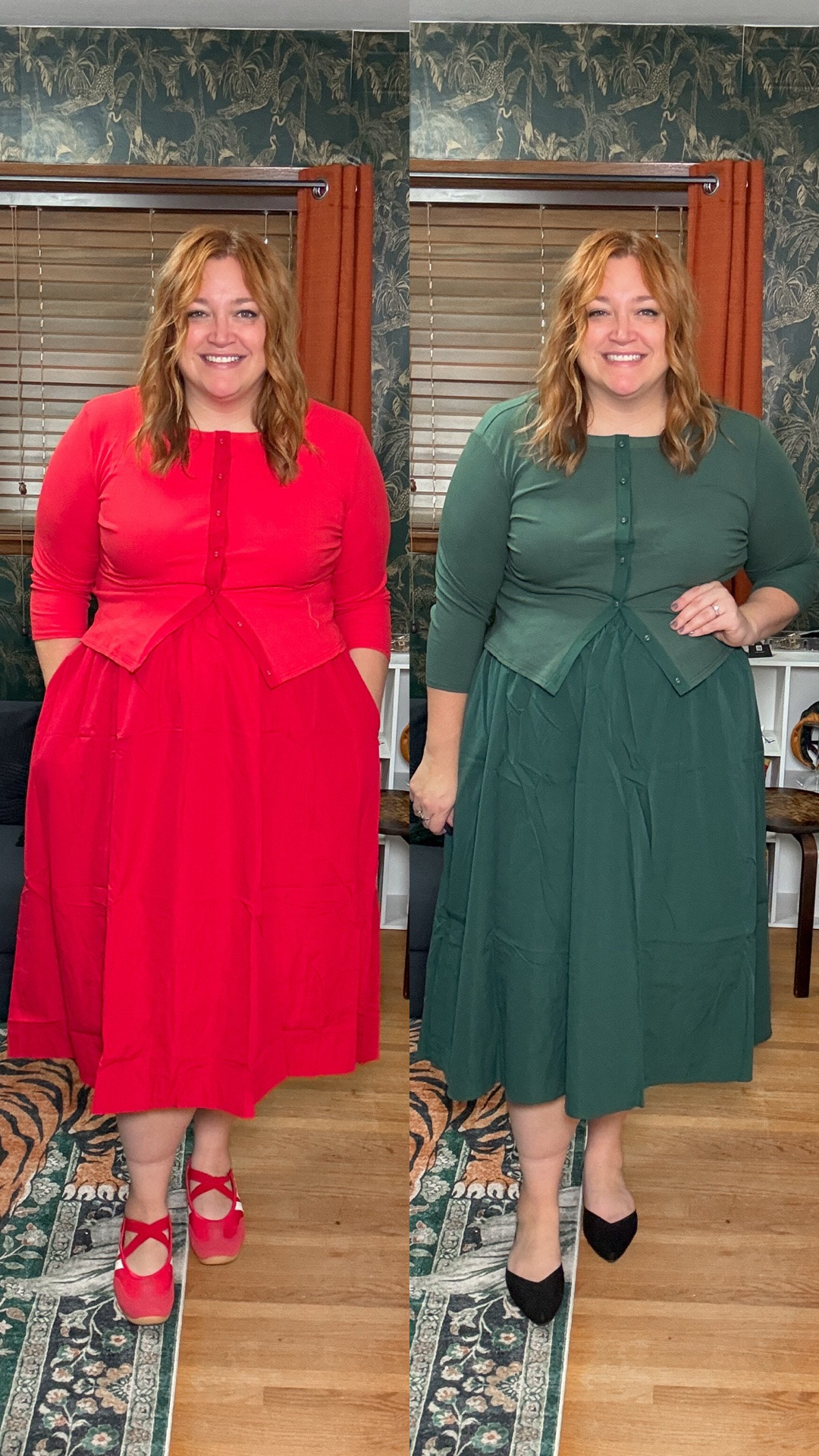 2 piece cardigan and skirt set monochromatic and perfect for work 
Wearing XXL as a US 16/18 top 18/20 bottom

#LTKPlusSize #LTKMidsize #LTKWorkwear