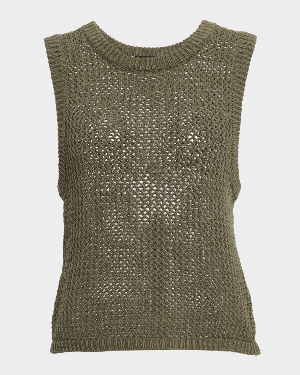 Estelle Crochet Racerback Tank Top | Neiman Marcus