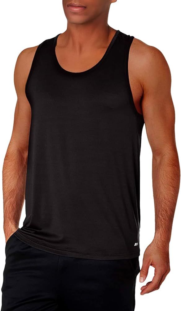 Amazon Essentials Men's Tech Stretch Tank T-Shirt | Amazon (US)