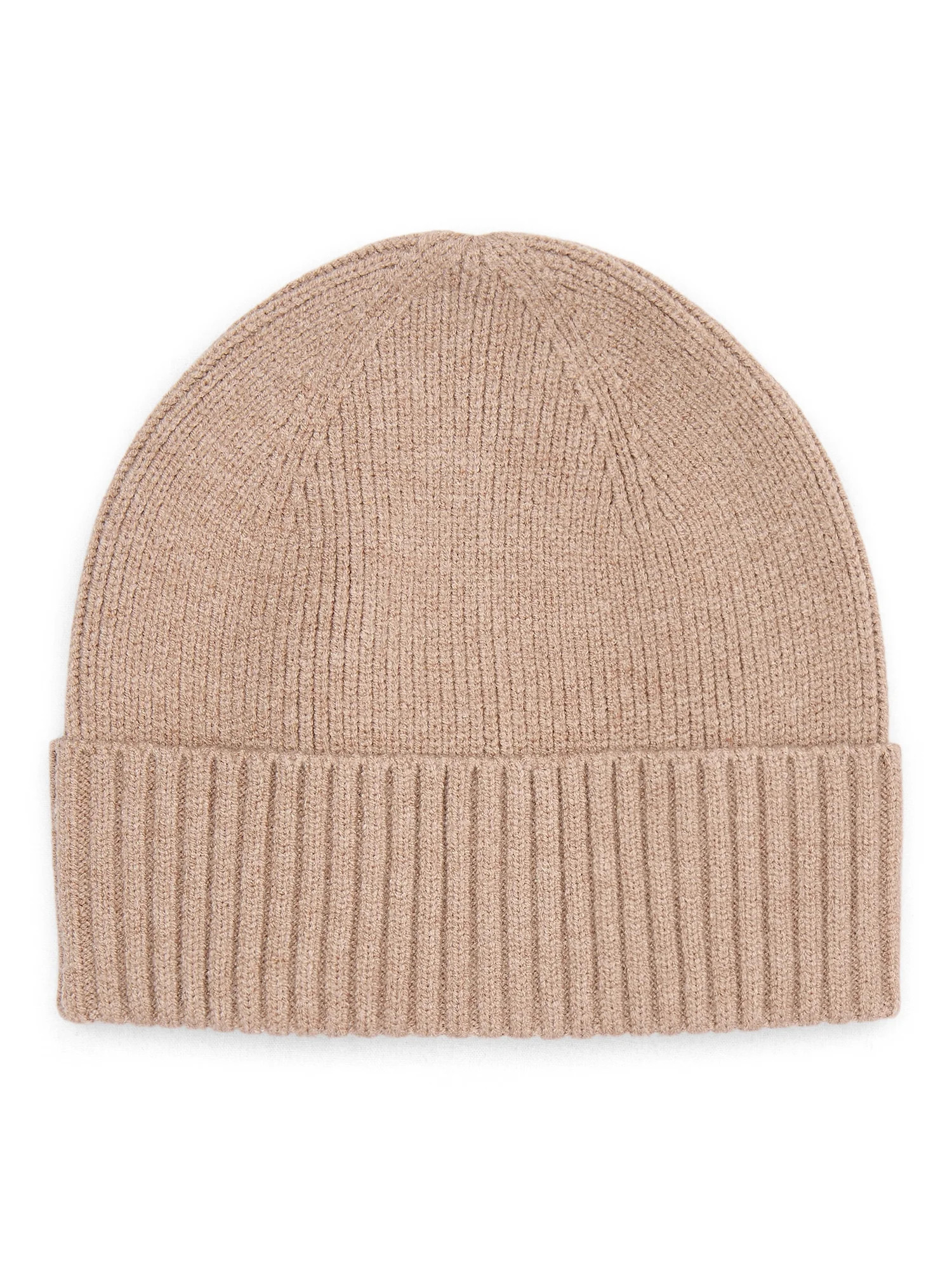 Time and Tru Women's Ribbed Beanie, Toasted Heather | Walmart (US)