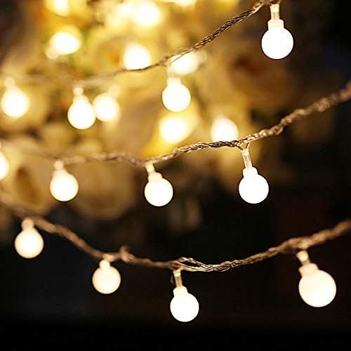 43 ft 100 Led Christmas Lights Globe String Lights Plug in for Bedroom Decor Indoor Outdoor Fairy Li | Amazon (US)