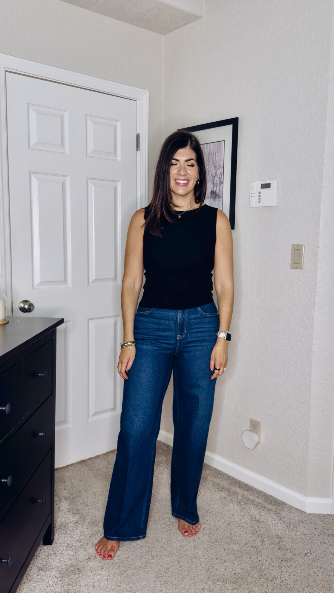 I think my face says it all!  I have LOVED the wide legs since they launched but these are even better!  The addition of the zipper and button is everything. And the shaping is next level!  In a medium regular and I can still wear a short heel- off to order the tall!

New customers can use my code MEGHANXSPANX to save 15% off!
@spanx #spanxpartner

#LTKOver40 #LTKTall #LTKMidsize