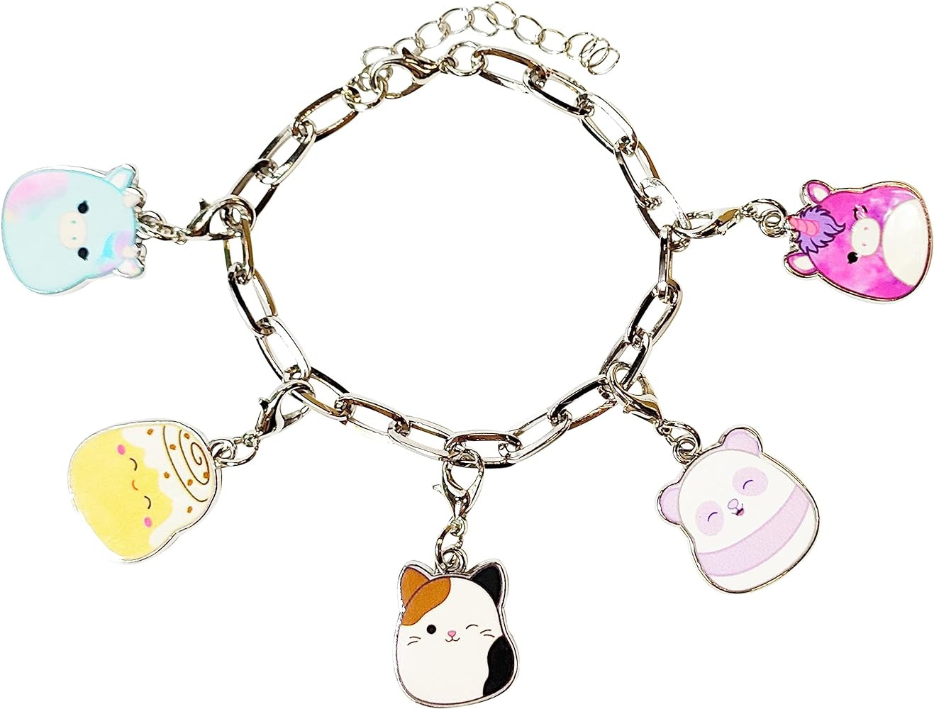 LUV HER Squishmallows Girls Add A Charm Box Set with 1 Charm Bracelet & 5 Interchangeable Charms ... | Amazon (US)
