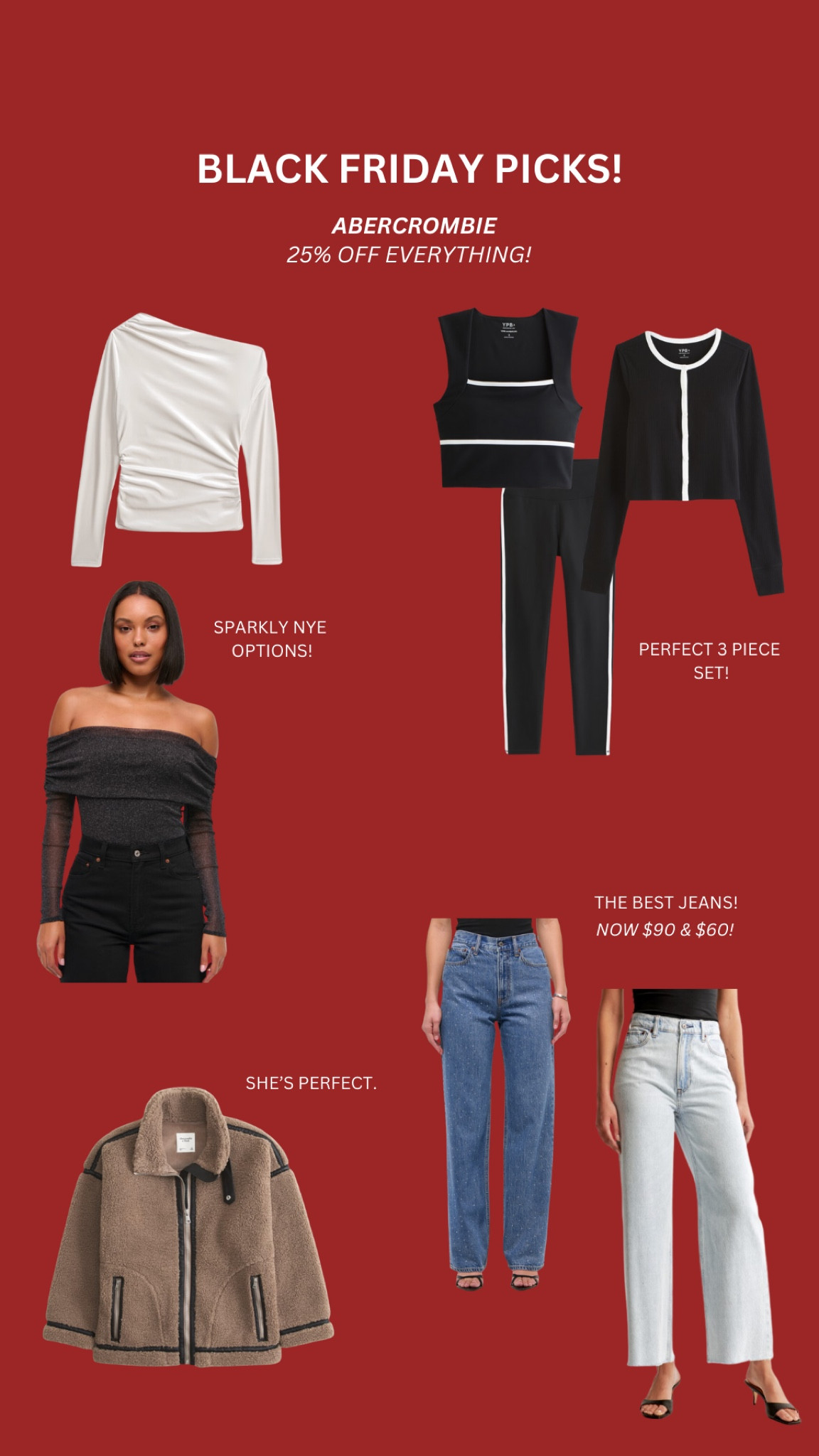 Abercrombie Black Friday picks! 25% off site wide!

#LTKSaleAlert #LTKHoliday #LTKFindsUnder50