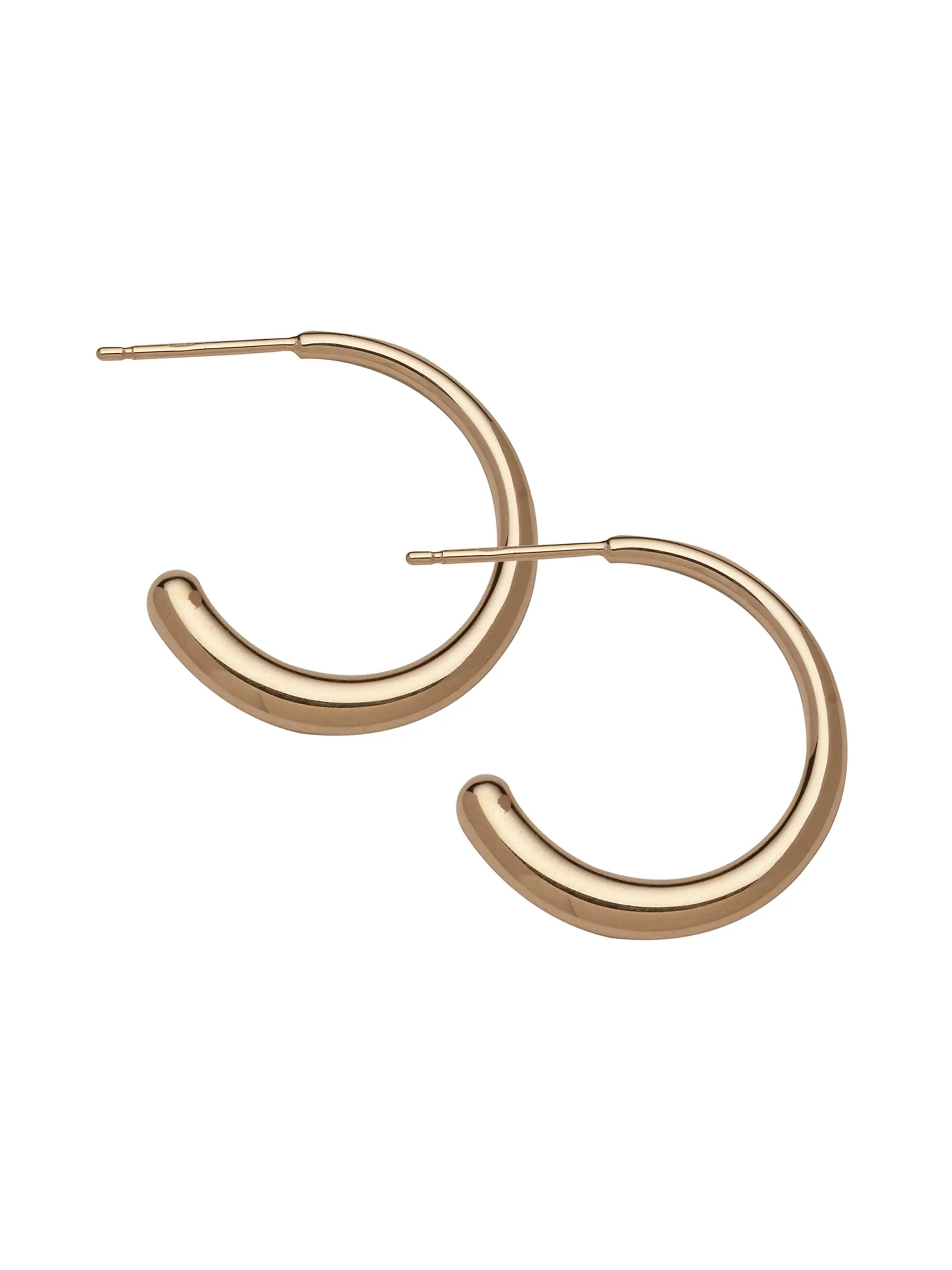 Simone 18K-Gold-Plated Hoop Earrings | Saks Fifth Avenue