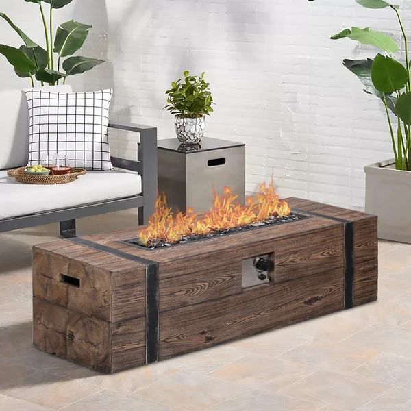 Holiman Concrete Propane Fire Pit | Wayfair North America