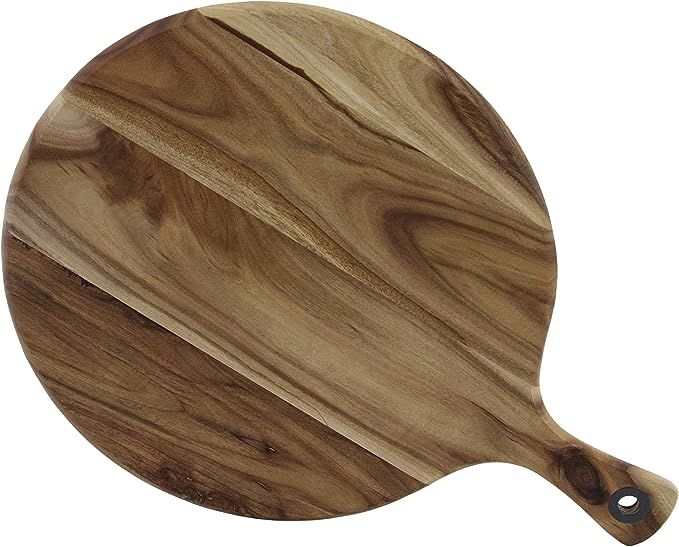 CraftKitchen 11.5" Acacia Wood Round Chop/Prep/Serve Board | Amazon (US)