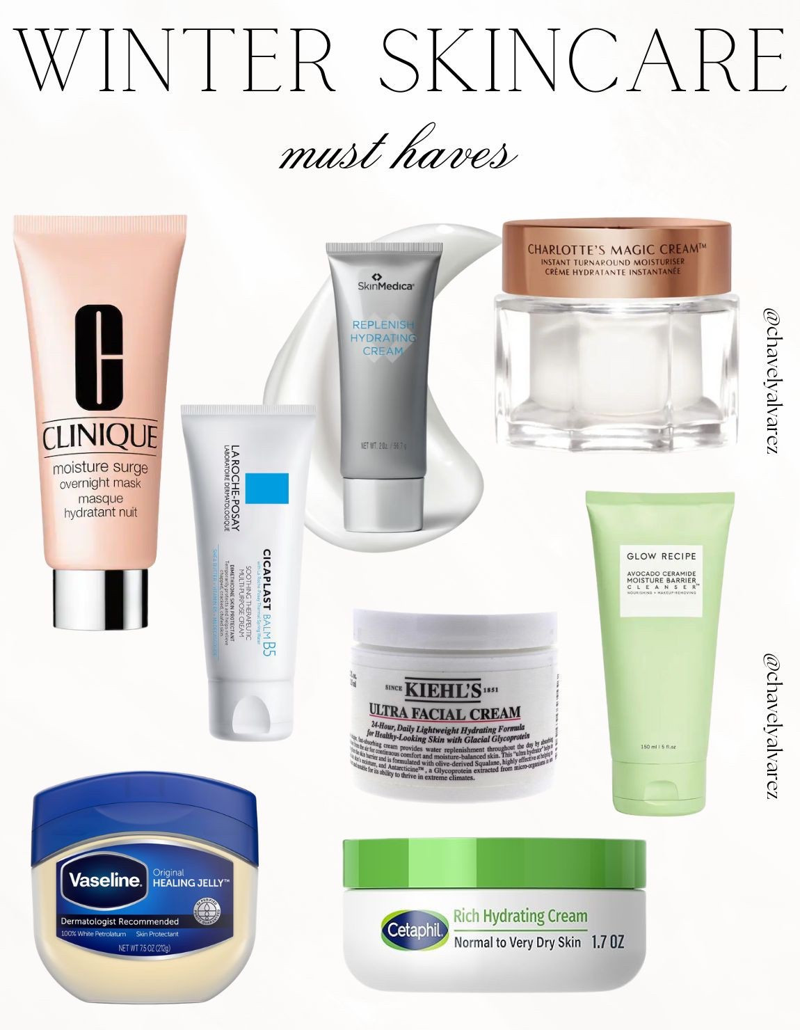 WINTER SKINCARE: Deep Hydration, Barrier Repair, & Glow Essentials! ❄️

Embrace the ultimate moisture-rich routine with these winter skincare must-haves—all under $50 and $100! 💧

We are obsessed with this high-performance lineup designed to combat dry, winter skin: start with a gentle, nourishing base like the Glow Recipe Avocado Ceramide Moisture Barrier Cleanser. For intense hydration, layer in cult favorites like Charlotte’s Magic Cream or the Kiehl’s Ultra Facial Cream. Target specific concerns with the La Roche-Posay Cicaplast Balm B5 for soothing relief or the Clinique Moisture Surge Overnight Mask for a morning glow. Finish your routine with affordable staples like Cetaphil Rich Hydrating Cream or classic Vaseline Healing Jelly to lock in moisture for a perfectly balanced, healthy complexion all season long!

#WinterSkincare
#SkincareRoutine
#HydratedSkin
#GlowRecipe
#Clinique
#Kiehls
#CharlotteTilbury
#LaRochePosay
#Ceramides
#DrySkinSolutions
#BeautyFinds
#LTKBeauty
#EverydaySkincare
#SkinBarrier
#WinterMustHaves

#LTKselfcare #LTKSeasonal #LTKmorningroutine