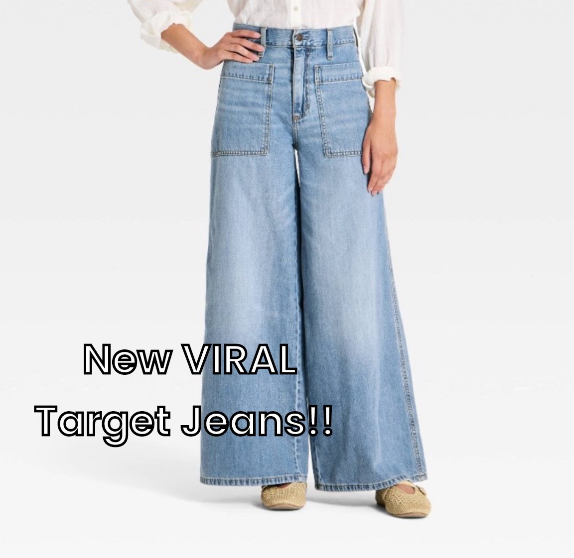 Only $40 and selling out fast!!! 

Target, dupes, looks for less, sale, jeans, denim, new