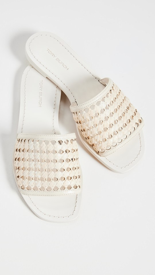 Woven Raffia Slides | Shopbop