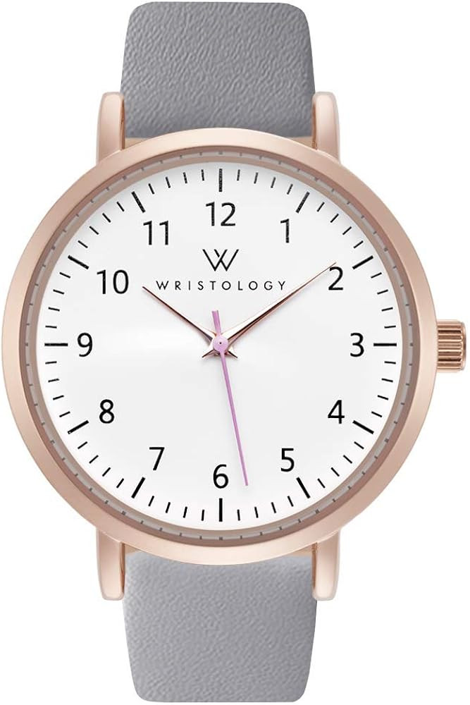 WRISTOLOGY Olivia Rose Gold Womens Watch - for Nurses Large Face Analog Easy to Read Numbers with... | Amazon (US)
