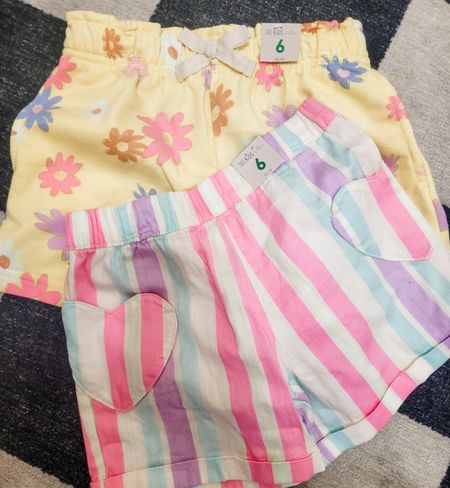 The cutest little girl shorts that are soft and stretchy waist. I get these for my girls bc they are easy for them to get up and down on their own for potty breaks wo needing help #livinglargeinlilly #kidsclothes #walmartfind 

#LTKkids #LTKfamily #LTKfindsunder50
