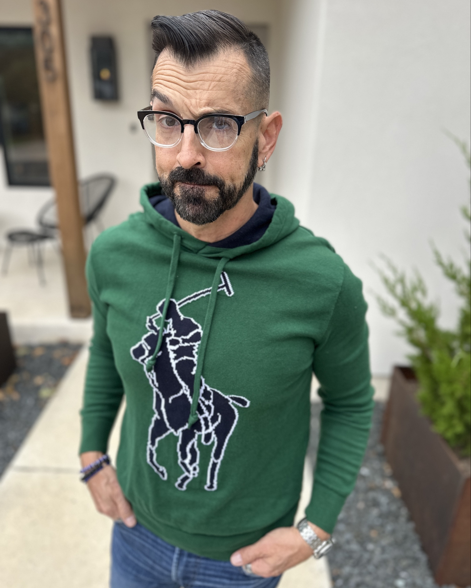 It’s finally getting cooler here in Texas so I can break out the sweaters (and wear jeans comfortably)!

I LOVE this “Big Pony” sweater. While this is an older Ralph Lauren sweater, there’s plenty of other styles available in this great green. And speaking of…gotta have all the ‘fit match or be in complimentary colors. Right? Right?!

#LTKOver40 #LTKSeasonal #LTKMens