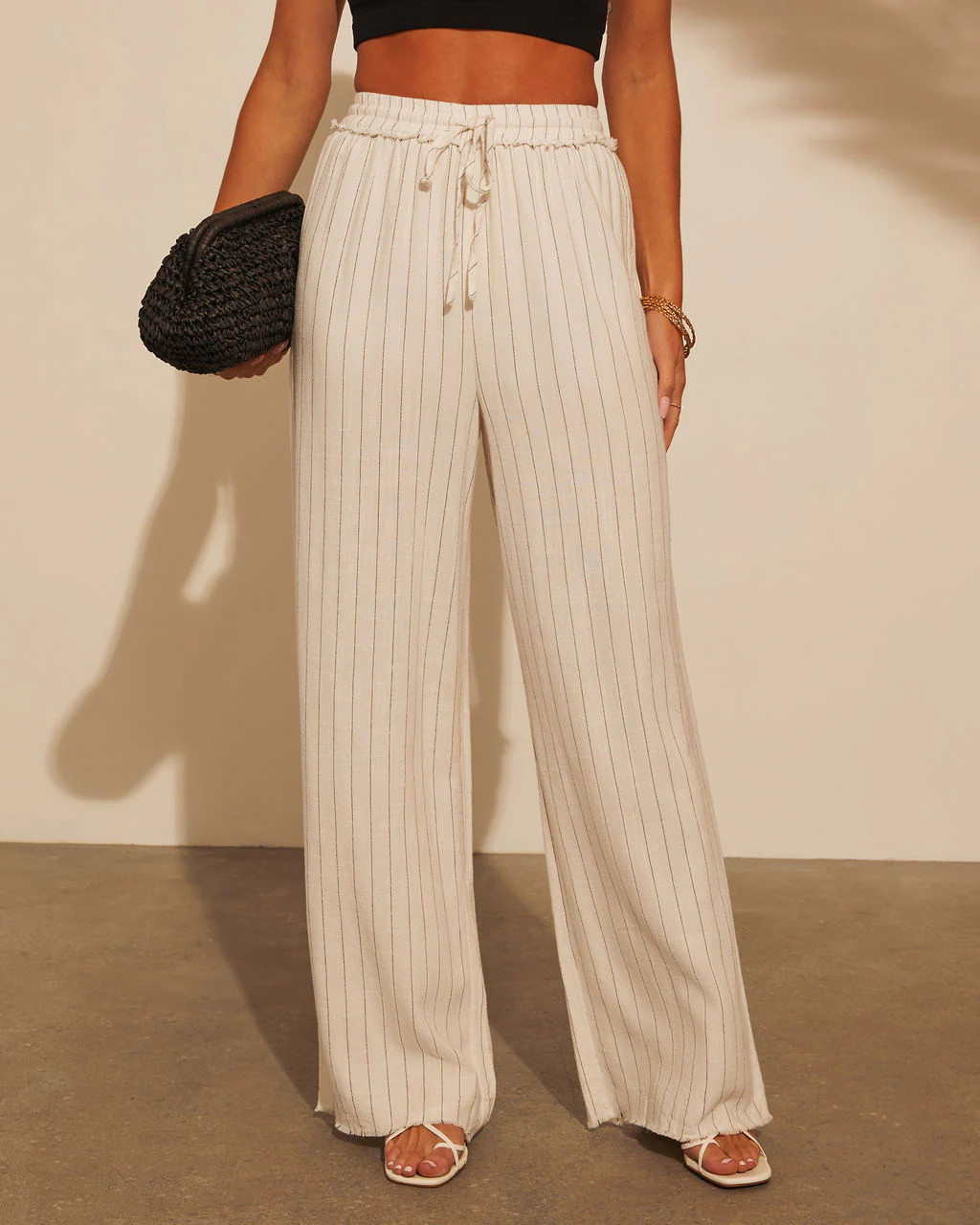 Lucienne Striped Straight Leg Pants | VICI