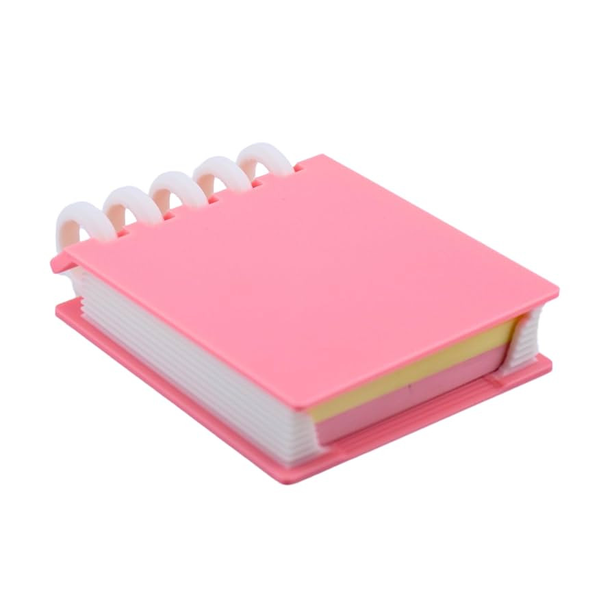 Mini Sticky Notes Organizer Book Design Pink | Amazon (US)