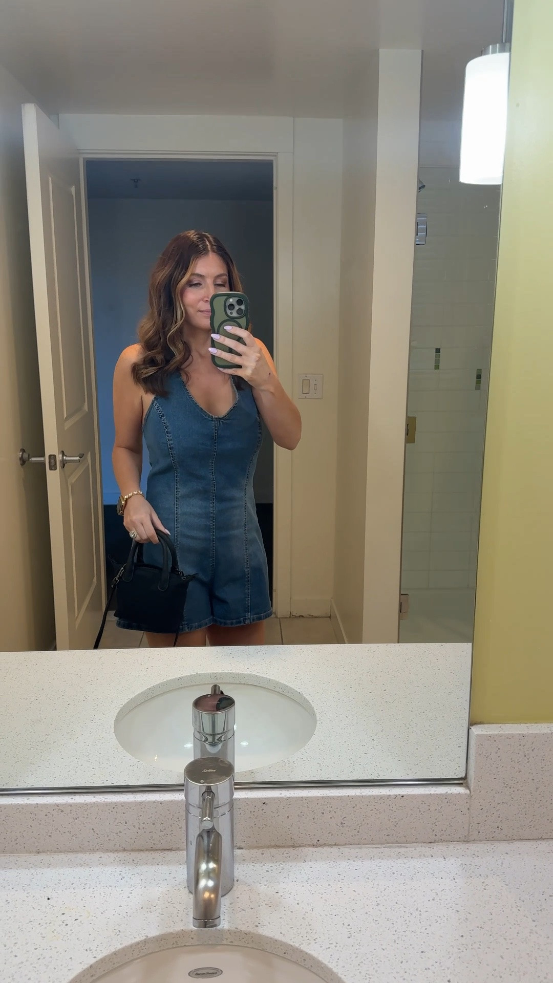 Love this cutie little denim romper from @macys

#LTKootd #LTKSeasonal #LTKOver40