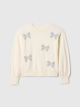 Kids Relaxed Print Intarsia Sweater | Gap Factory