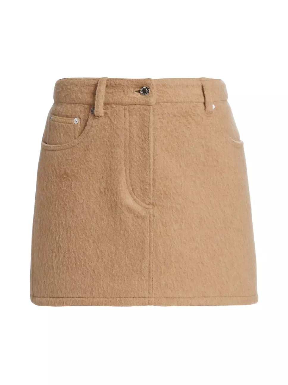 Wool A-Line Mini Skirt | Saks Fifth Avenue