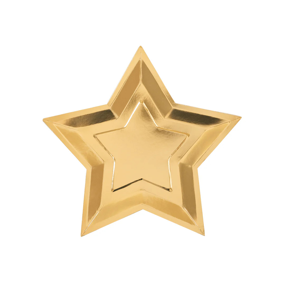 Gold Star Shaped Plate | My Mind's Eye