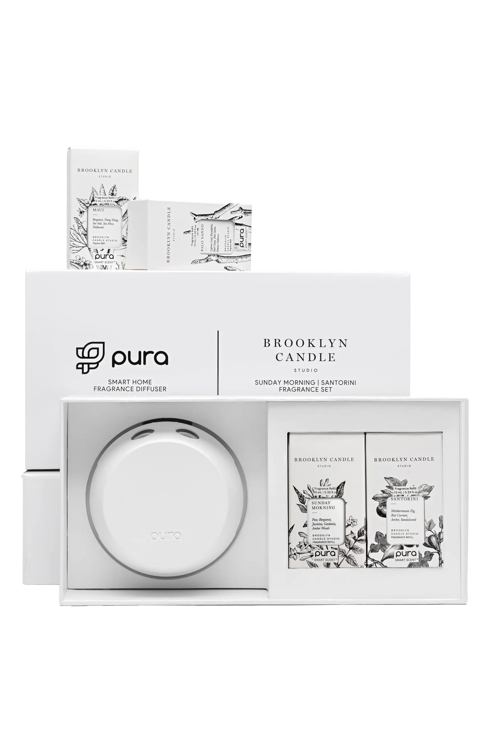 PURA x Brooklyn Candle Best Sellers & Pura 4 Smart Fragrance Diffuser & Refill Set | Nordstrom | Nordstrom