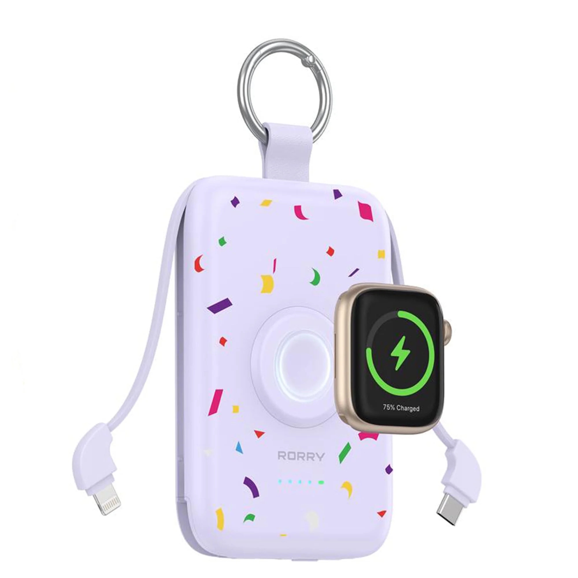 RORRY 10000mAh Portable Charger with Built-in Cables, 20W Fast Charging Portable Charger Power Ba... | Walmart (US)