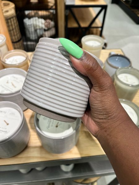 Target find 2-Wick Ribbed Ceramic Bergamot Jar Candle Light Gray 12oz - Hearth & Hand™ with Magnolia

#LTKhome #LTKSeasonal