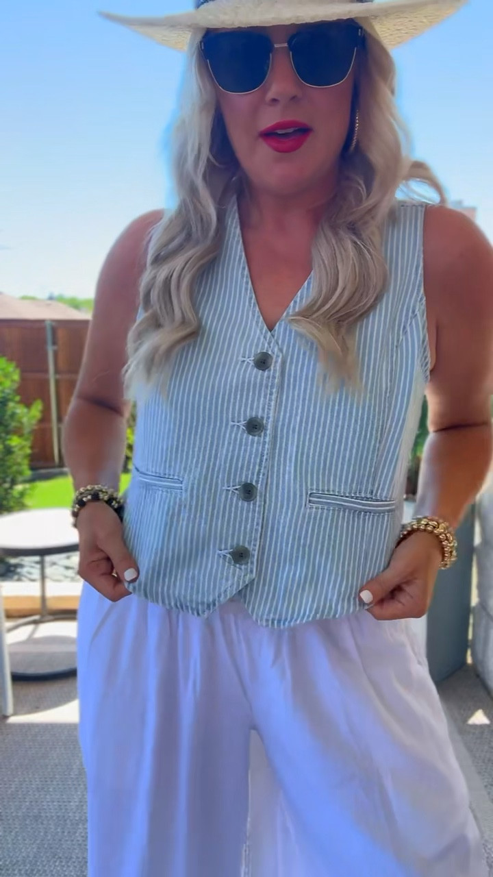 50% off resort wear from old navy Size small in pants / Medium in button down vest

#LTKStyleTip #LTKSaleAlert #LTKSeasonal